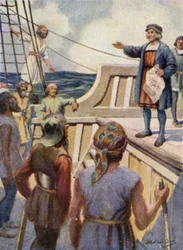 Columbus Addressing the Mutineers